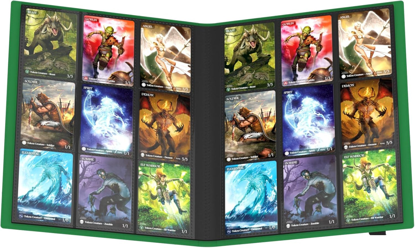 Poche Flexxfolio 360 18 pocket - Green - Ultimate Guard