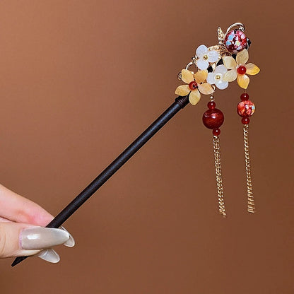 Hair pins Chinese Flowers