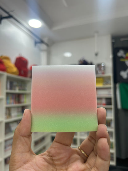 Sticky Notes Glittered and Transparent