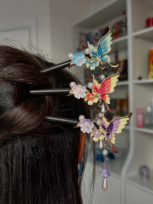 Hair pins butterfly high Collection