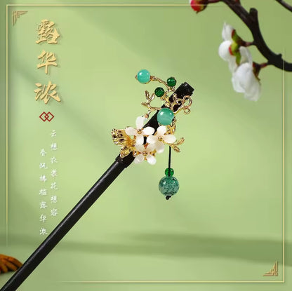 Hair pins Chinese Flowers