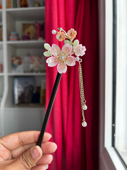 Hair pins Sakura Flower