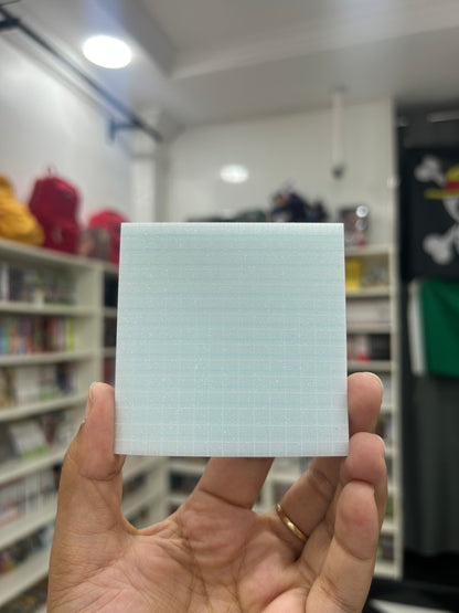 Sticky Notes Glittered and Transparent