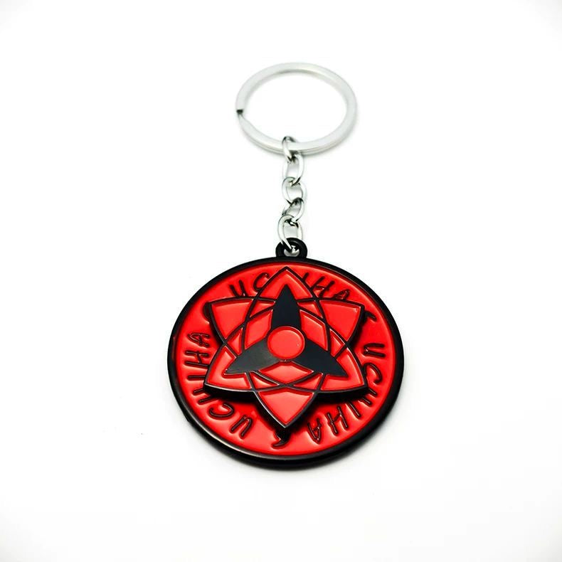 Porte Cle Metal Naruto - Sharingan Sasuke