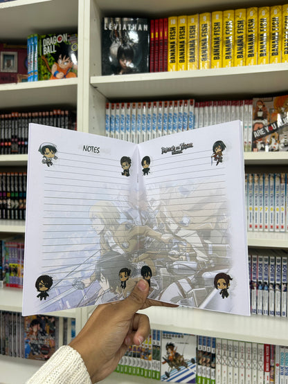 Notebook Attack on titan