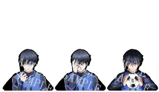 Stickers 3D Blue lock
