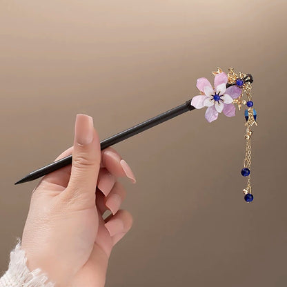 Hair pins Chinese Flowers