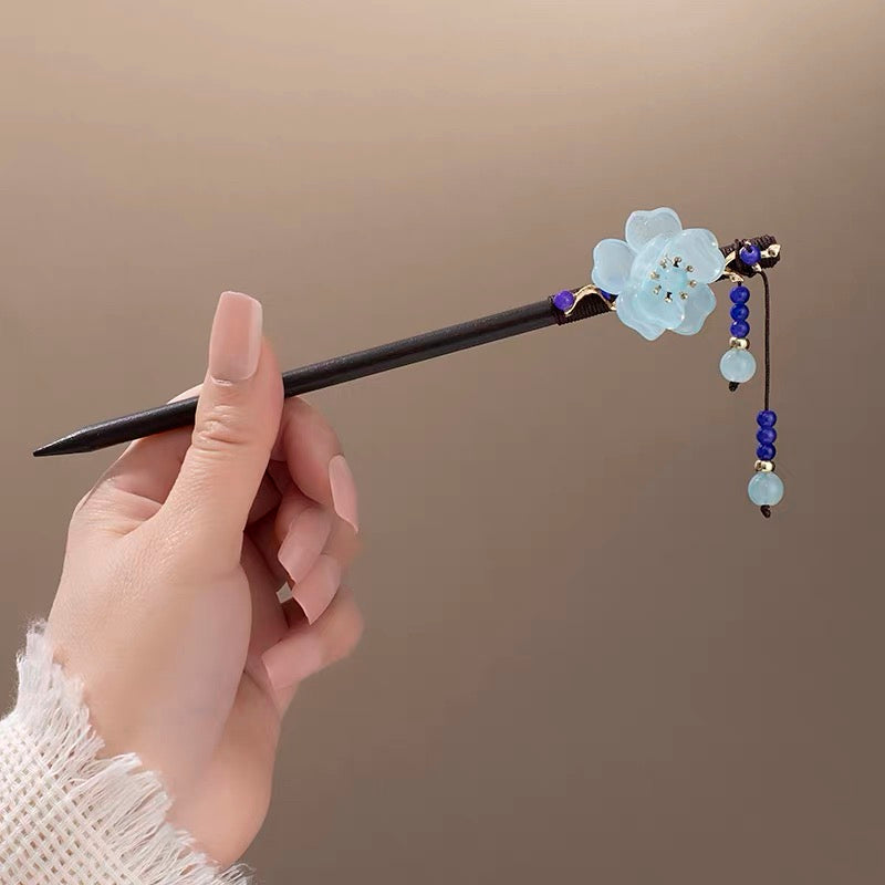 Hair pins Chinese Flowers