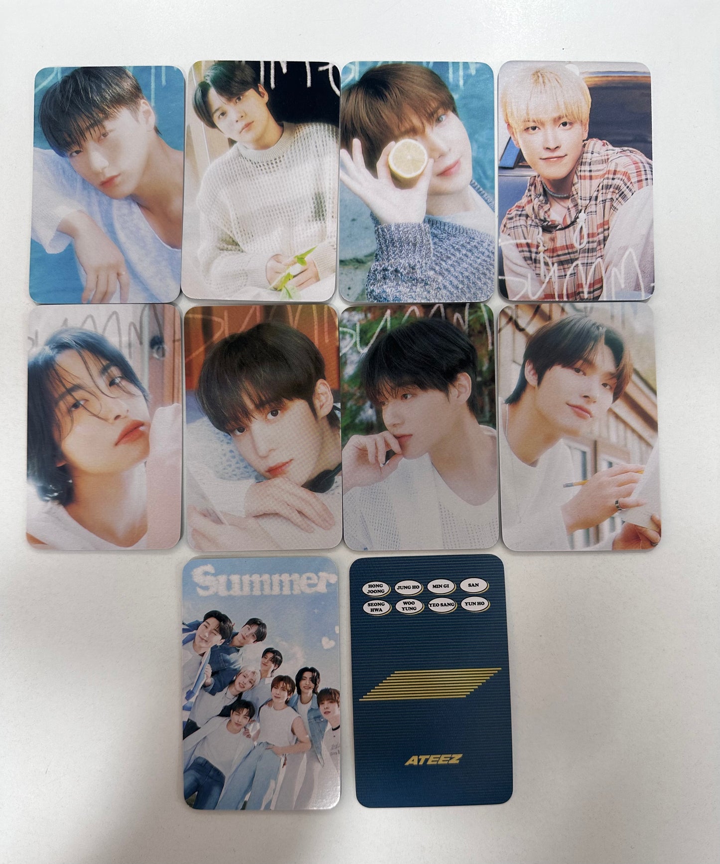 Photocards Ateez Double side