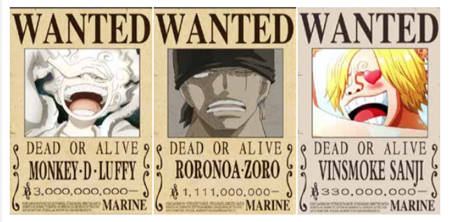 Poster 3D One Piece