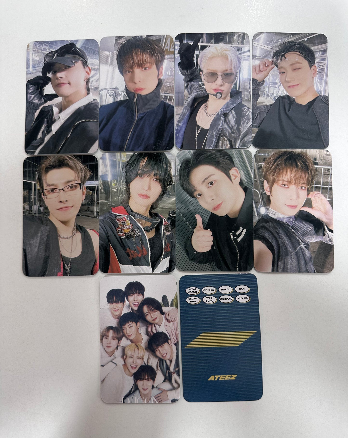 Photocards Ateez Double side