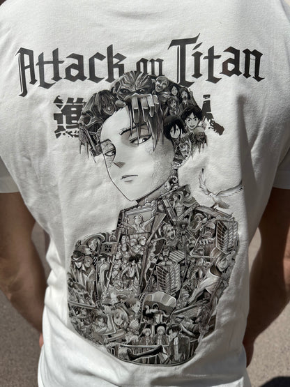 T-shirt attaque des titans Levi
