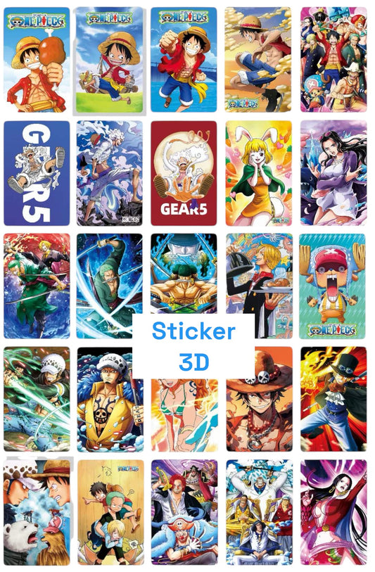 Stickers 3D One piece