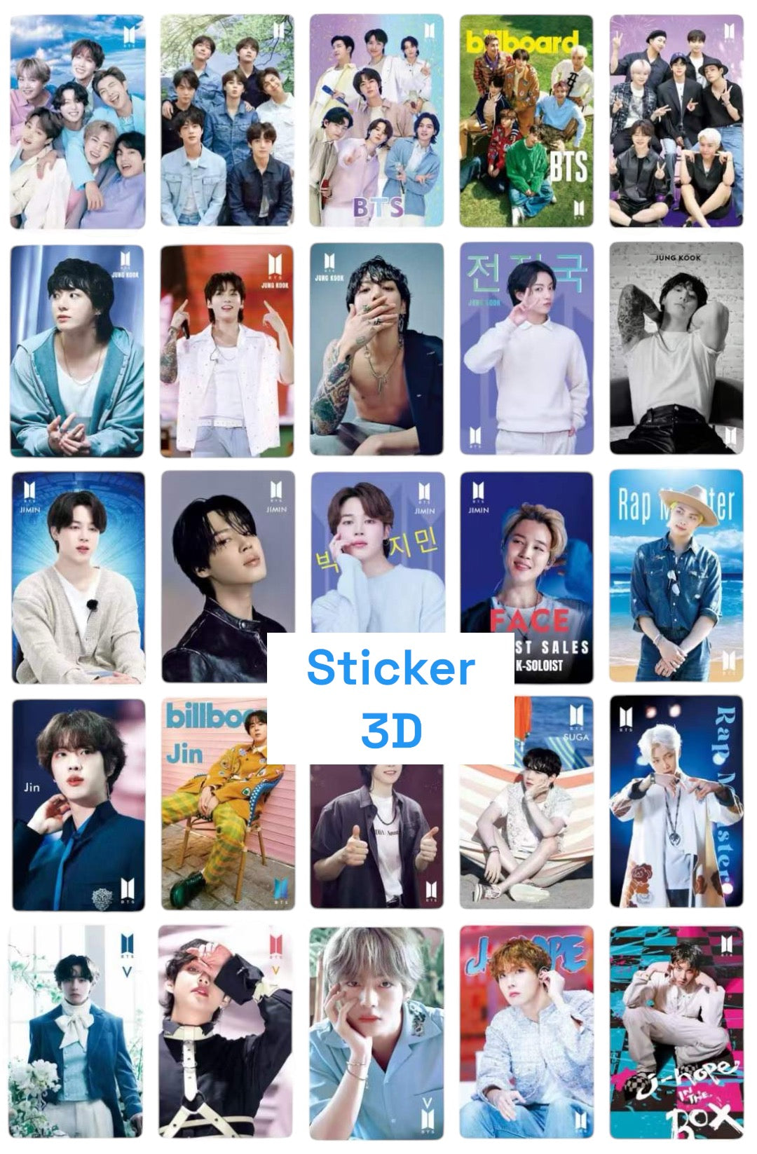 Stickers 3D BTS