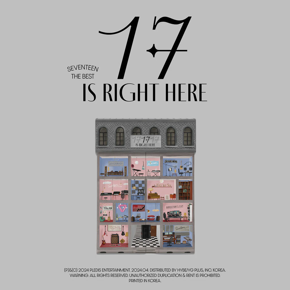 SEVENTEEN - SEVENTEEN BEST ALBUM - 17 IS RIGHT HERE
