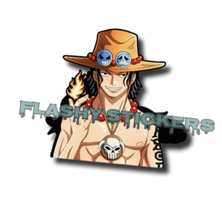 Stickers 3D One piece -Ace