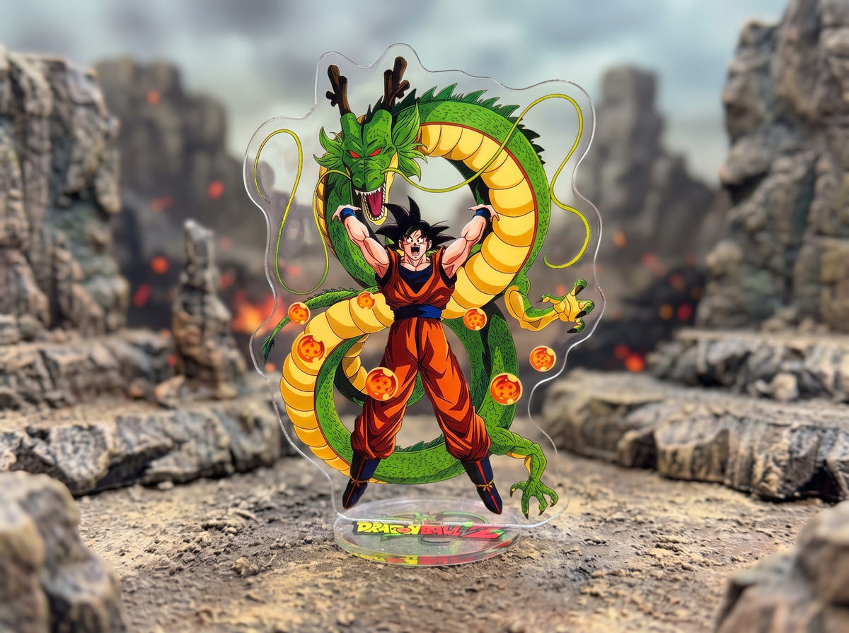 Figure Stand Dragon Ball - Goku & Shenron -