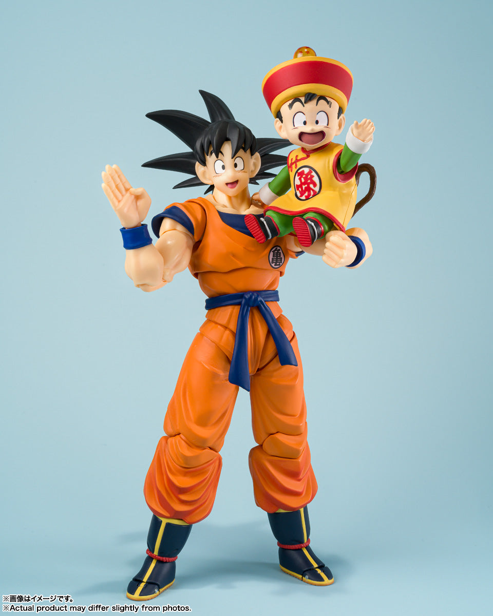 Dragon Ball - SON GOKU & SON GOHAN -KID- & KINTOUN -Exclusive Edition- S.H.Figuarts - Bandai