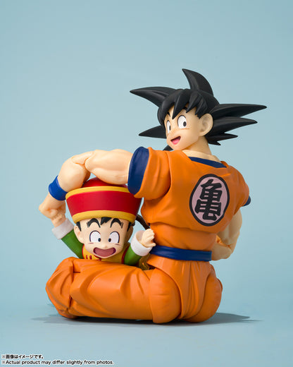 SON GOKU & SON GOHAN -KID- & KINTOUN -Exclusive Edition- S.H.Figuarts - Bandai