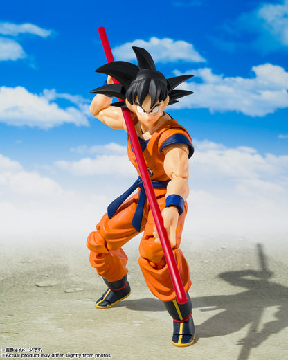 SON GOKU & SON GOHAN -KID- & KINTOUN -Exclusive Edition- S.H.Figuarts - Bandai