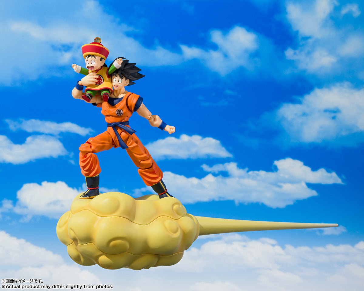 SON GOKU & SON GOHAN -KID- & KINTOUN -Exclusive Edition- S.H.Figuarts - Bandai