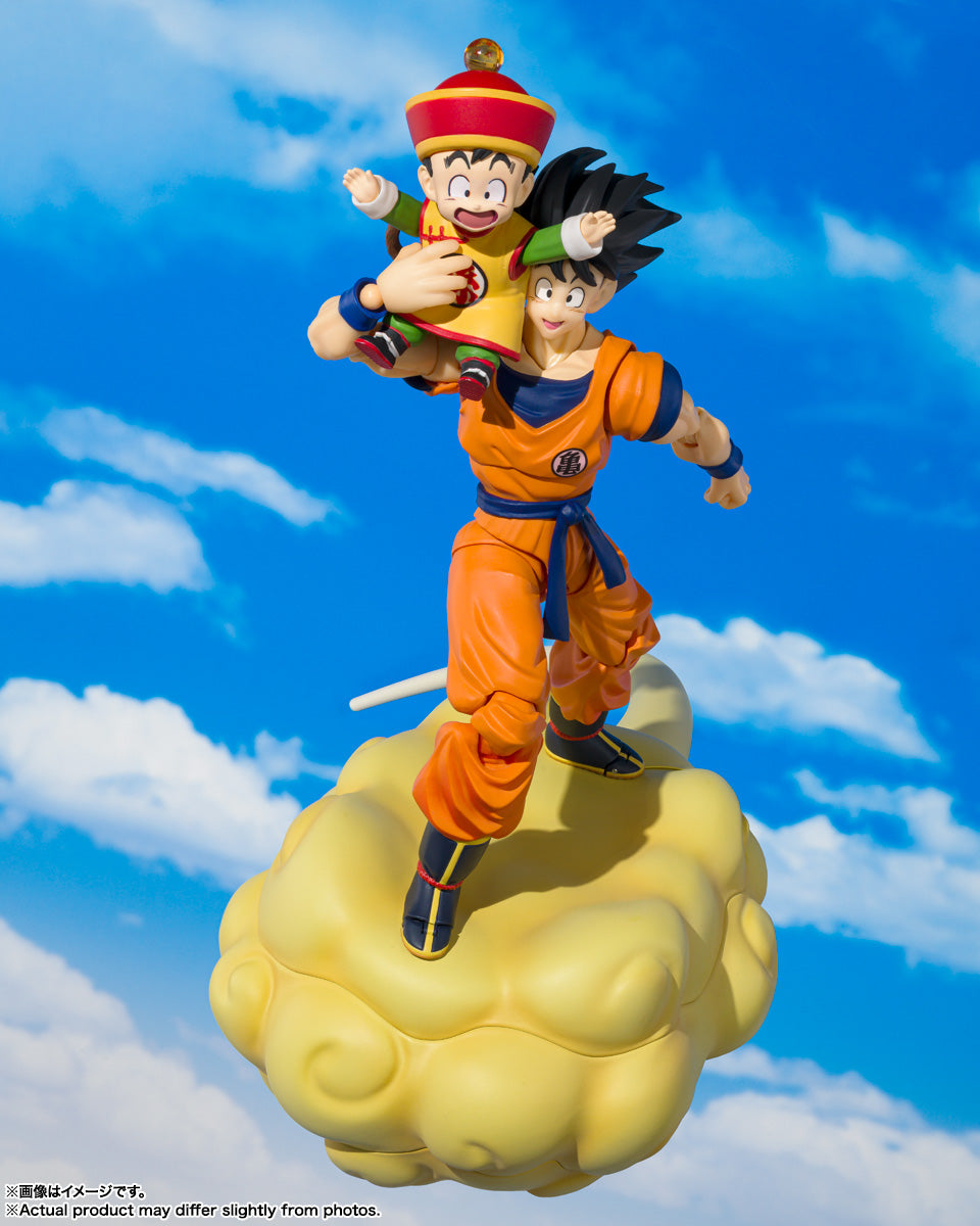 Dragon Ball - SON GOKU & SON GOHAN -KID- & KINTOUN -Exclusive Edition- S.H.Figuarts - Bandai