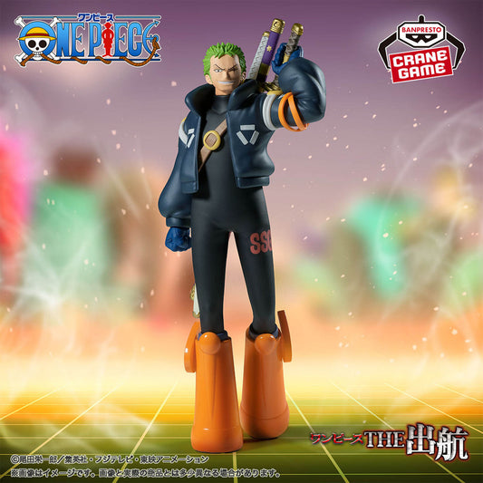 ONE PIECE THE SHUKKO RORONOA ZORO EGGHEAD FIGURE