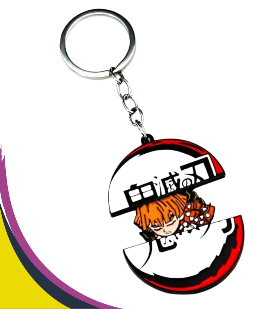 Porte Cle Metal Demon Slayer - zenitsu
