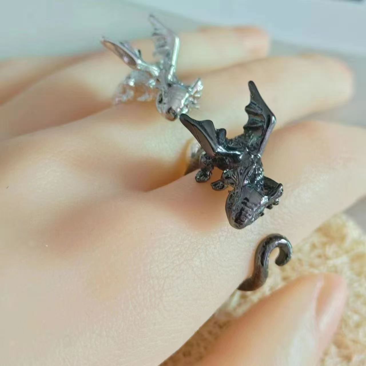 Bague Toothless couple