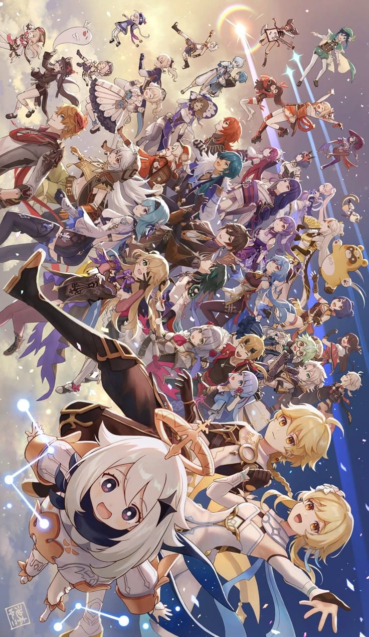 Mini Poster Genshin Impact