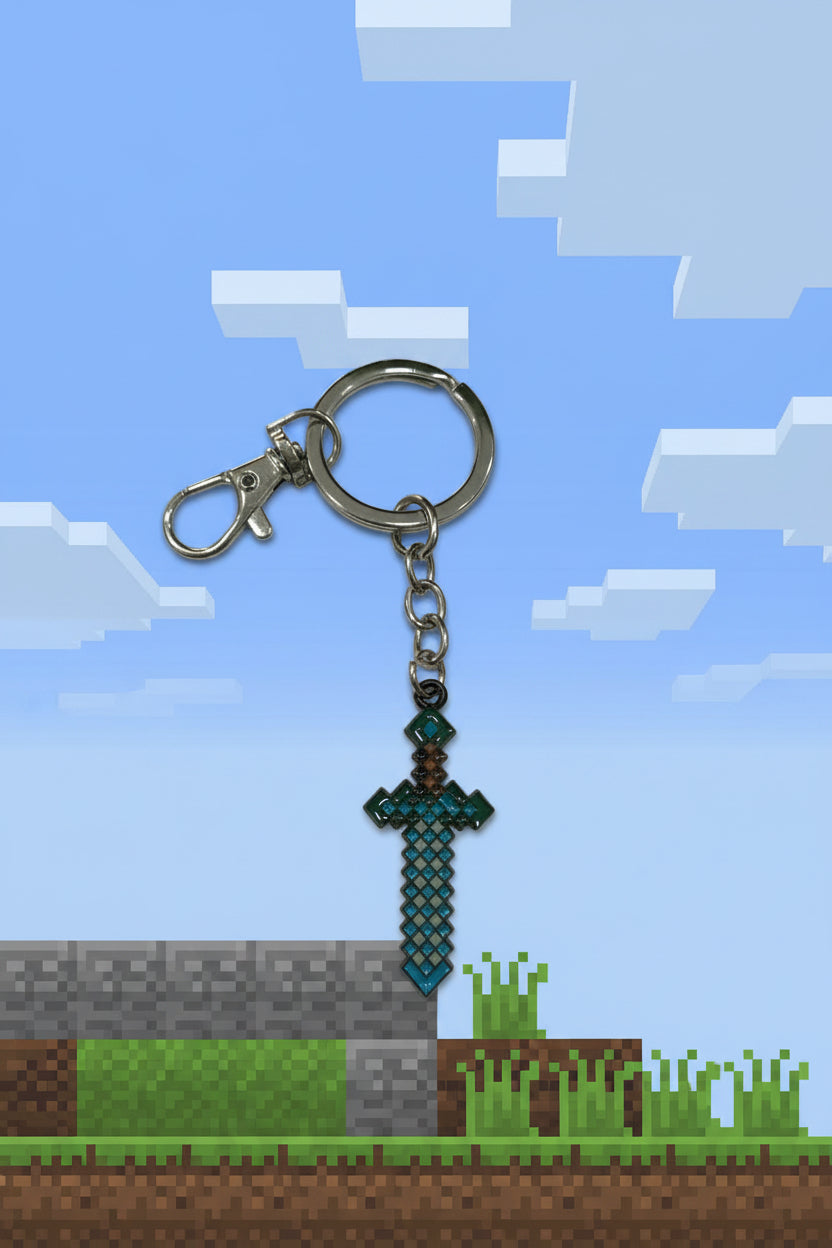 Porte clé Metal mincraft