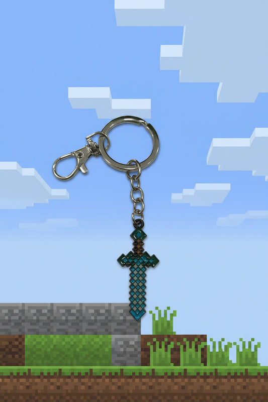 Porte clé Metal mincraft