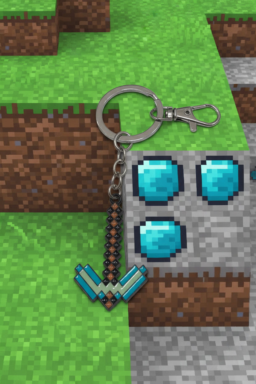 Porte clé Metal mincraft