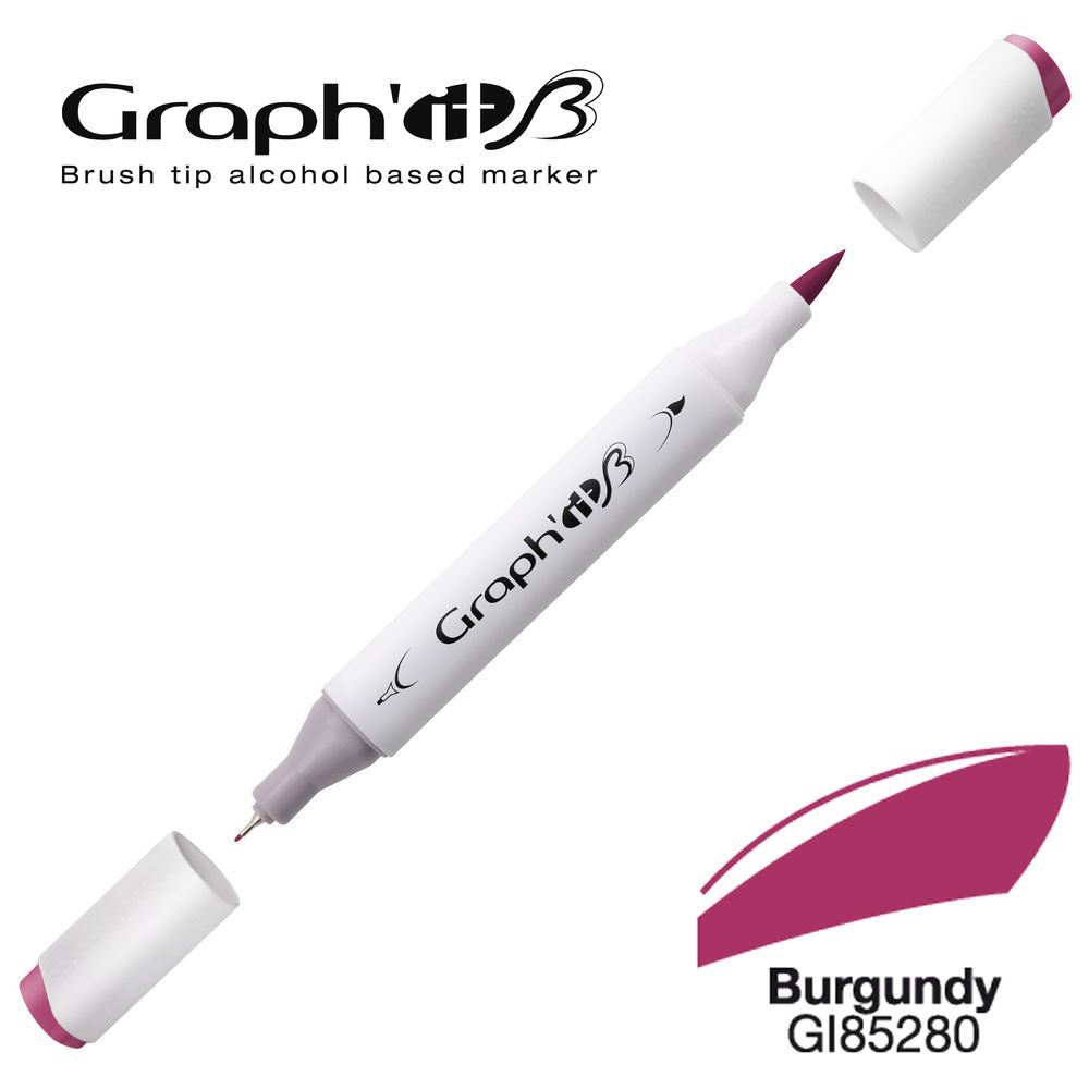 GRAPH'IT Marqueur Brush 5280 - Burgundy