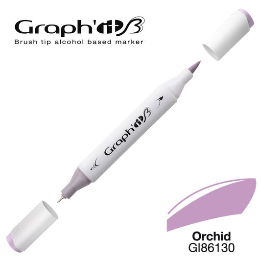 MARQUEUR BRUSH ALCOOL GRAPH'IT- ORCHID 6130