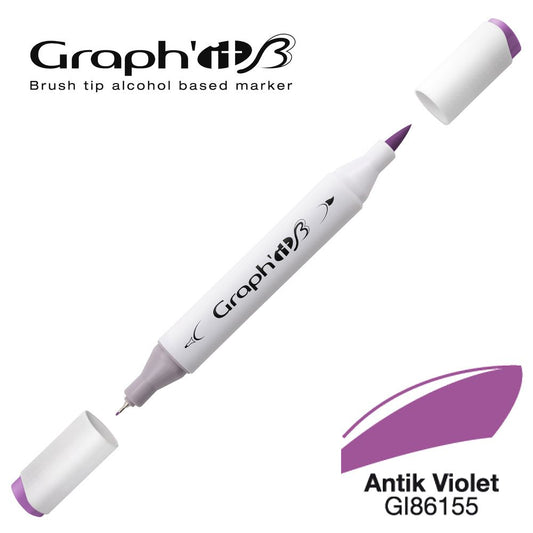GRAPH'IT Marqueur Brush 6153 - Antik violet