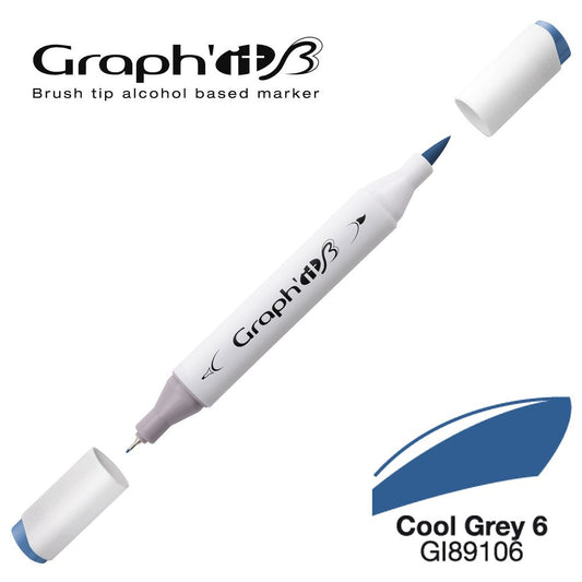 GRAPH'IT Marqueur Brush 9106 - Cool Grey 6