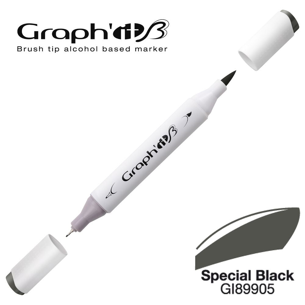 GRAPH'IT Marqueur Brush 9905 - Special Black