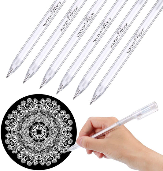 Stylo encre gel blanc