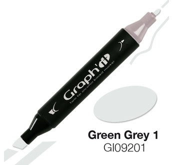 MARQUEUR GRAPH'IT- Green Grey 1  9201