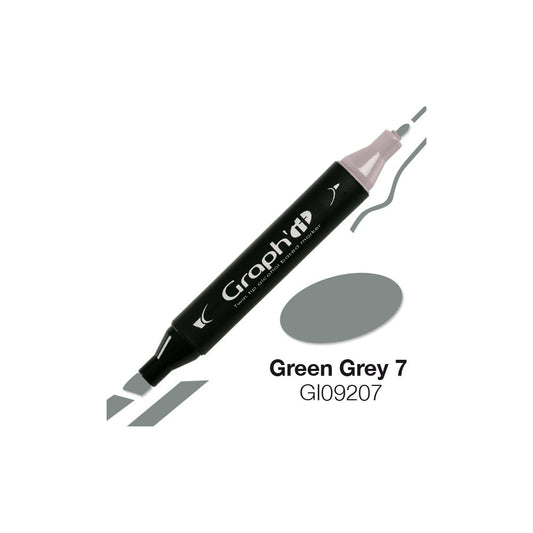 GRAPH'IT Marqueur à alcool 9207 - Green Grey 7