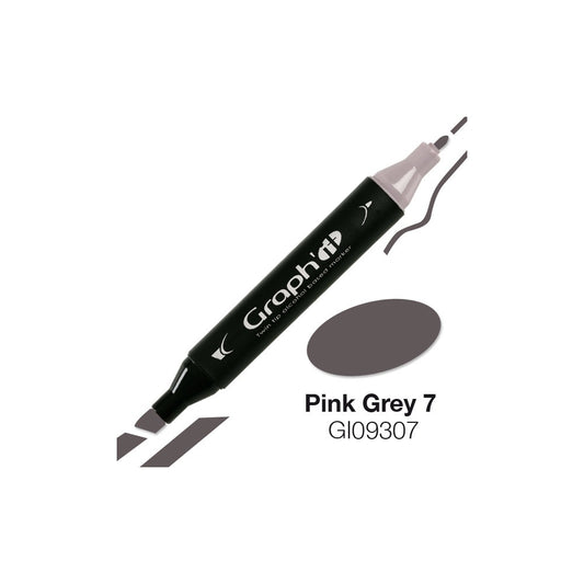 GRAPH'IT Marqueur à alcool 9307 - Pink Grey 7