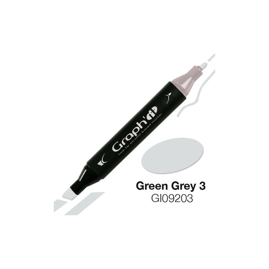 GRAPH'IT Marqueur à alcool 9203 - Green Grey 3