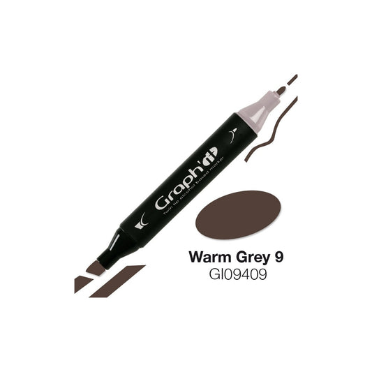 GRAPH'IT Marqueur à alcool 9409 - Warm Grey 9