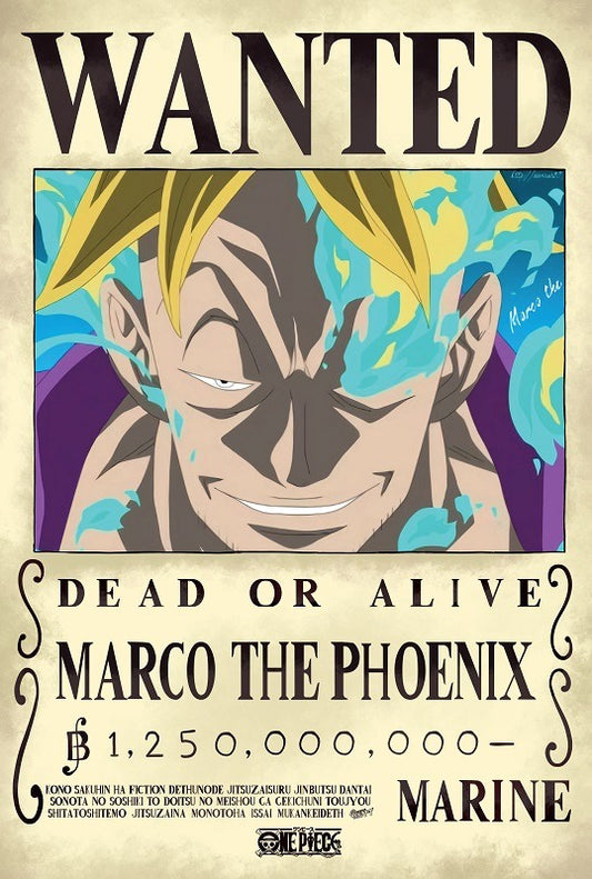 Poster One Piece- Marco The Phoenix