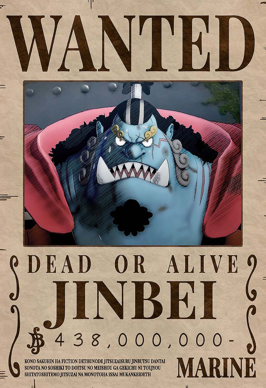 Poster One Piece  - Jinbe