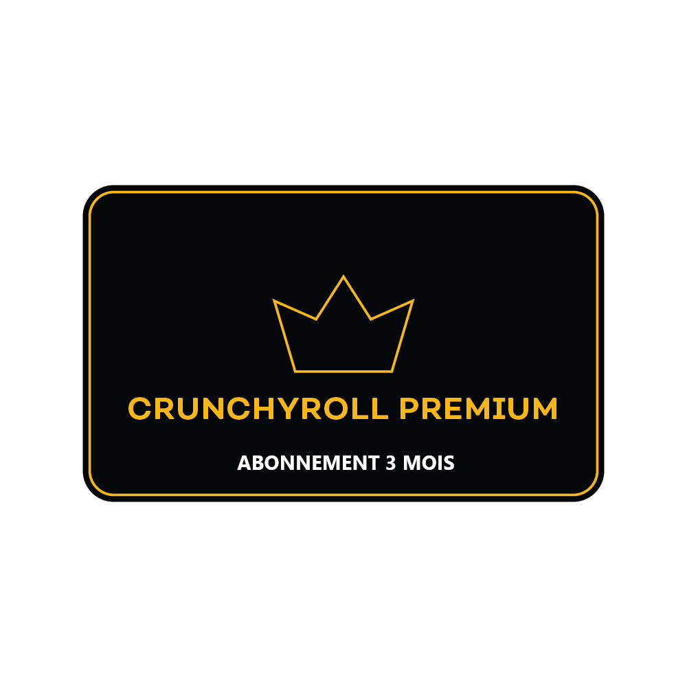 Abonnement Crunchyroll 3 mois