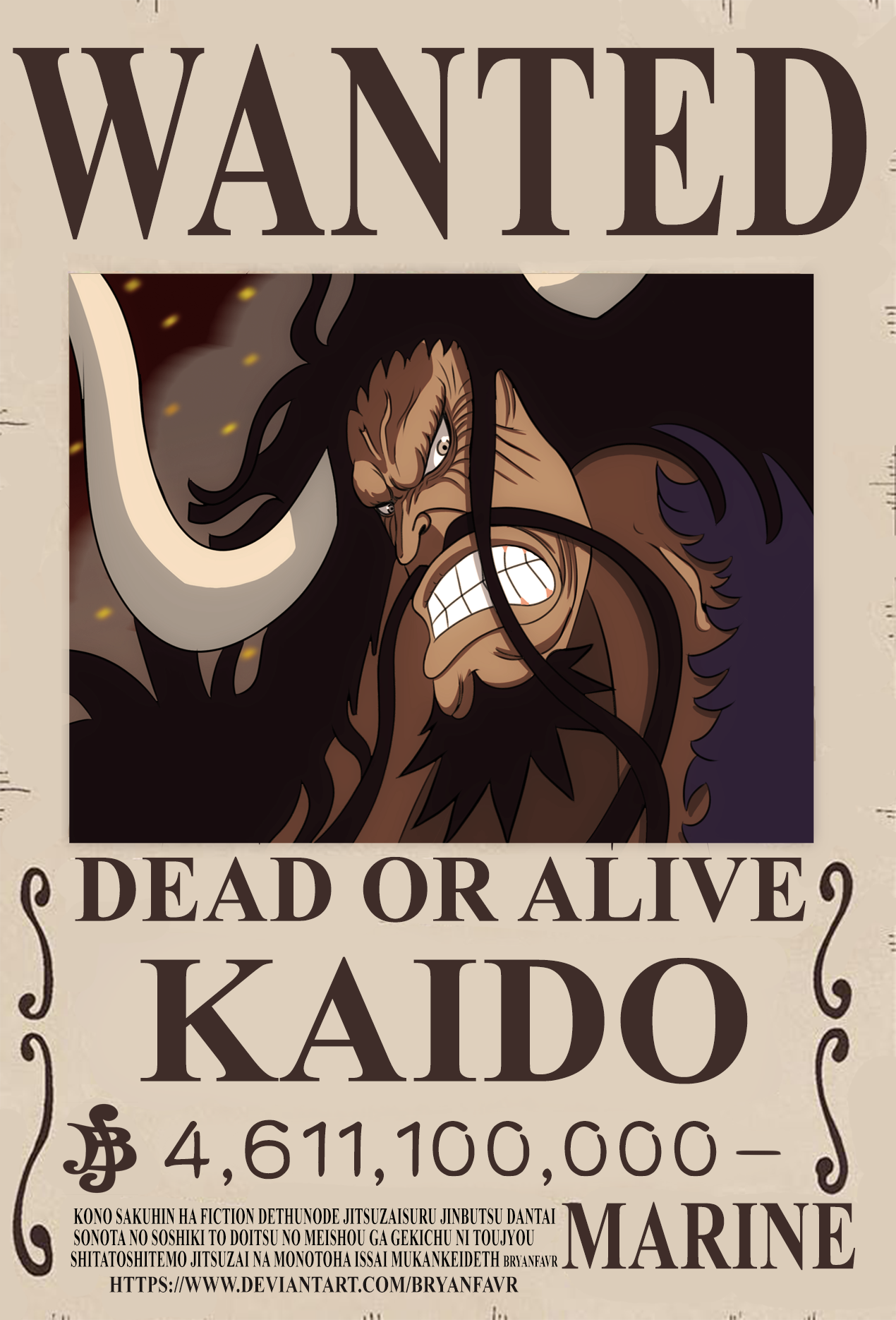 mini Poster One Piece - KAIDO