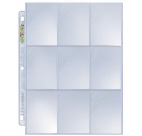 Ultrapro 9-Pocket Silver Series Page