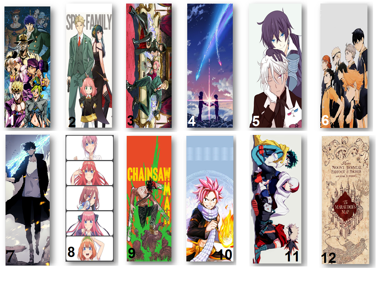 MARQUE PAGE MANGA – HB Manga Kissa